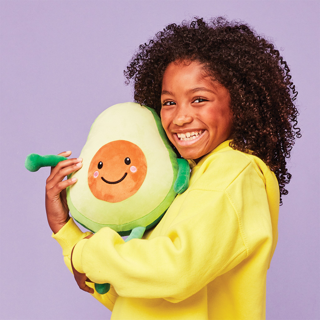 Smiling Avocado Fleece Plush | Iscream